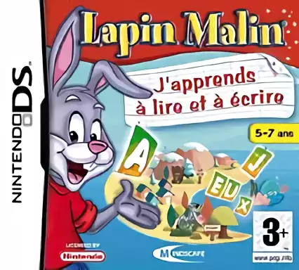 jeu Lapin Malin - J'Apprends a Lire et a Ecrire